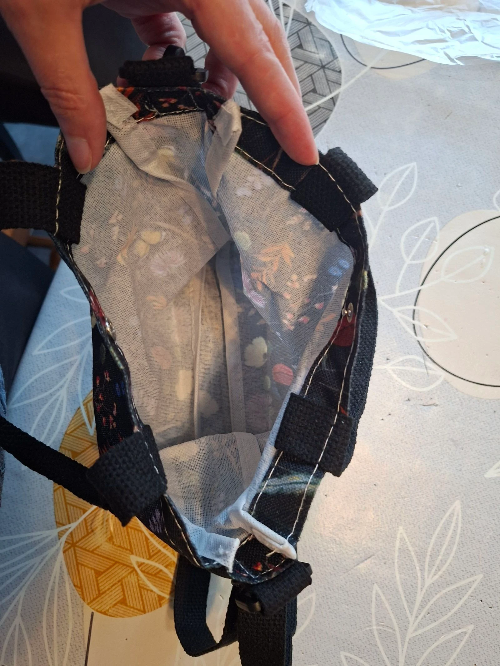 Bolsa de mão em tecido floral – Nova – photo 4